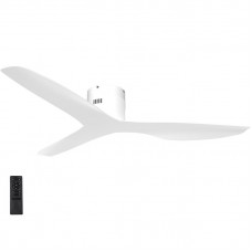 Ανεμιστήρας Οροφής 32W Με 3 Πτερύγια Remote Control Λευκός